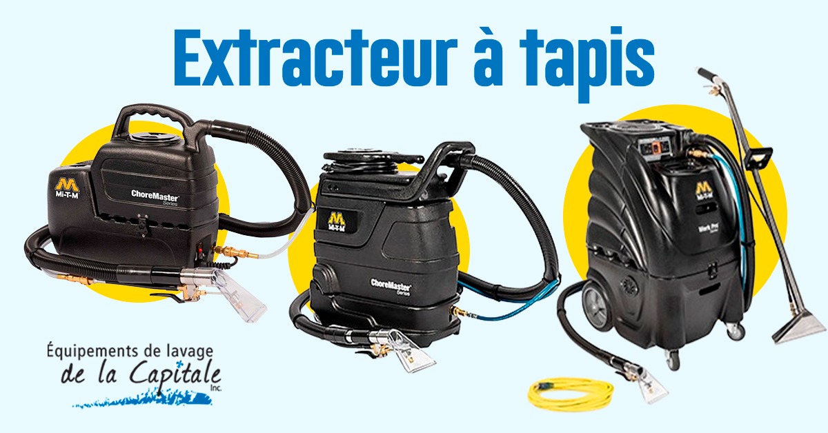 Equipements de lavage extracteur à tapis professionnel